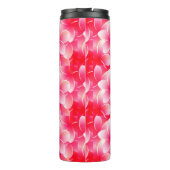 Rote Plumerie Thermosbecher (Rückseite)
