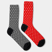 Rote Polka do Socken (Rechts)
