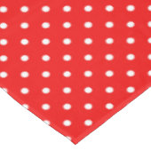 Rote Polka do Tischdecke (Schrägansicht)