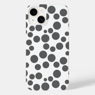 Rote Polka Punkte auf weißem Hintergrund Case-Mate iPhone 14 Hülle