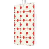 Rote Polka-Punkte, Polka-Dottern-Muster, Punkte, g Autolufterfrischer (Links)