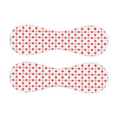 Rote Polka-Punkte, Polka-Dottern-Muster, Punkte, g Baseball (Paneele)