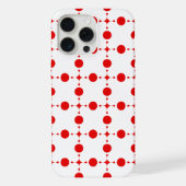 Rote Polka-Punkte, Polka-Dottern-Muster, Punkte, g iPhone Hülle (Rückseite)