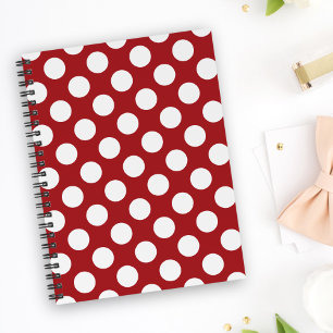 Rote Polka-Punkte, Polka-Dottern-Muster, Punkte, g Planer