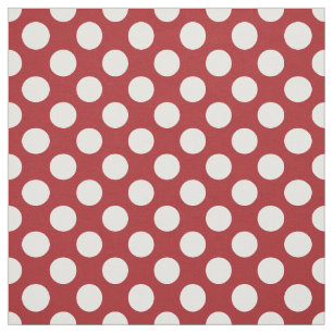 Rote Polka-Punkte, Polka-Dottern-Muster, Punkte, g Stoff