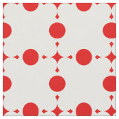 Rote Polka-Punkte, Polka-Dottern-Muster, Punkte, g Stoff (Nahaufnahme)