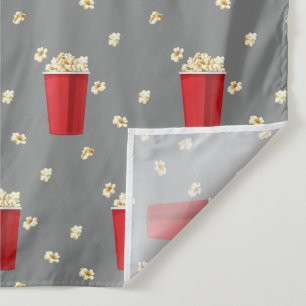 Rote Popcorn-Eimer Kino-Snack Fernsehen Film Wandteppich