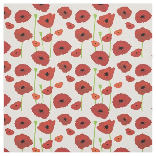 Rote Popkuchen Fabric. Stoff (Muster)