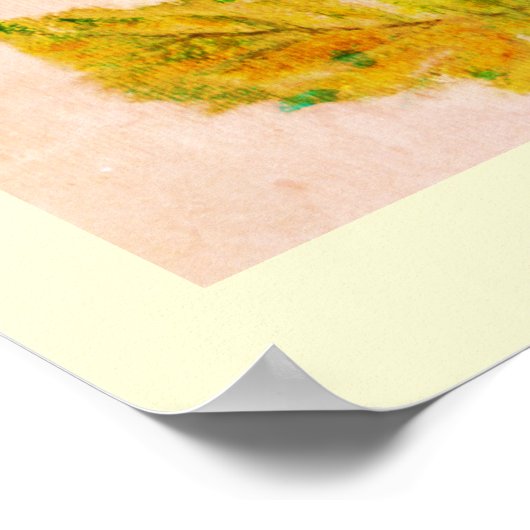 Rote Popkuchen Poster (Ecke)