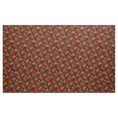ROTE POPPIEN IN SCHWARZ-WEISSEM Mohnfeld Stoff (Yard (91,4 cm))