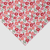 Rote Poppies Seidenpapier (Ausschnitt)