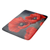 Rote Poppione Badematte (Schrägansicht)
