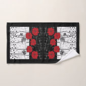 Rote Poppione Badhandtuch Set (Handtuch)