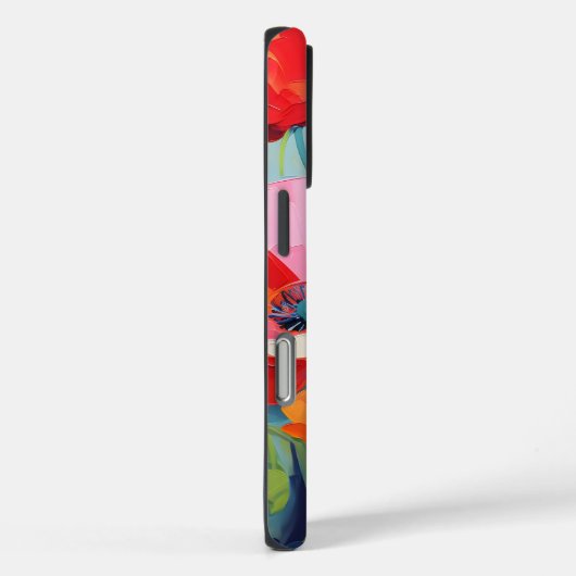 Rote Poppione Case-Mate iPhone Hülle (Rückseite / Rechts)