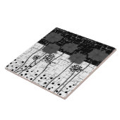 Rote Poppione Fliese (Seite)