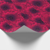 Rote Poppione Geschenkpapier (Ecke)