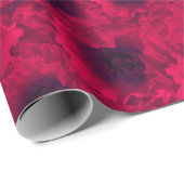 Rote Poppione Geschenkpapier (Rolleneckpunkt)
