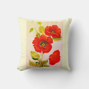 Rote Poppione Kissen