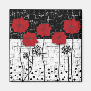 Rote Poppione Magnet