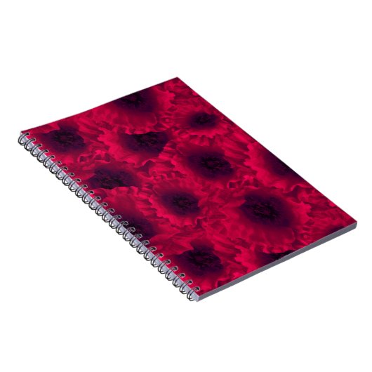 Rote Poppione Notizblock (Rechte Seite)