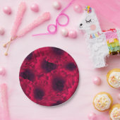 Rote Poppione Pappteller (Party)