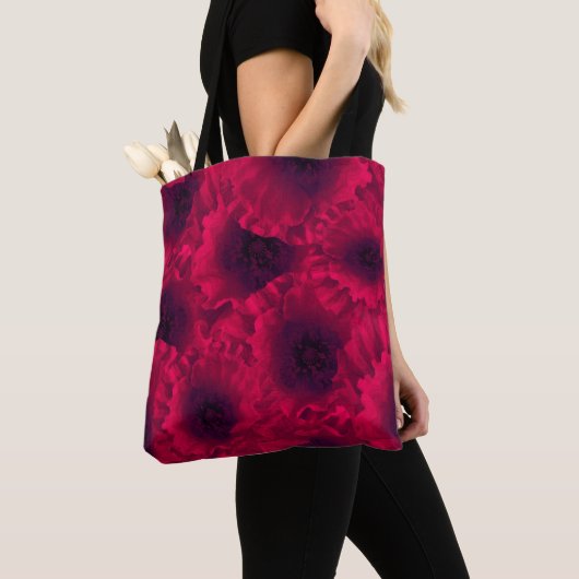 Rote Poppione Tasche (Von Nahem)