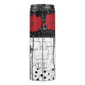 Rote Poppione Thermosbecher (Rückseite)