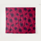 Rote Poppione Wandteppich (Vorderseite (Horizontal))