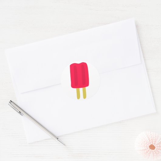 Rote Popsicle Stickers (Umschlag)