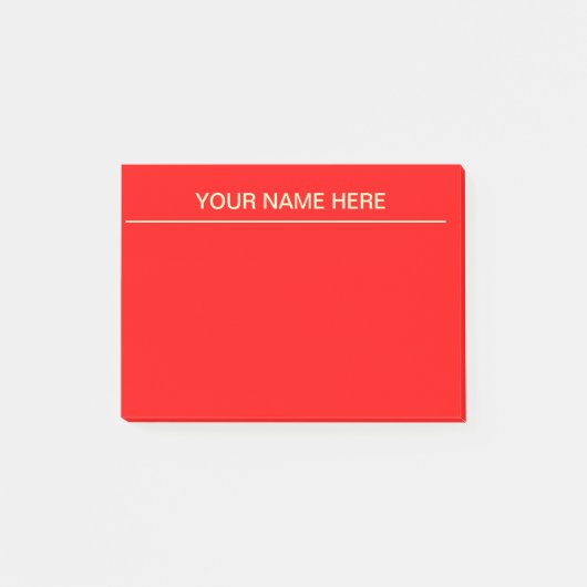 Rote Post-Itanmerkungen Post-it Klebezettel (Vorderseite)