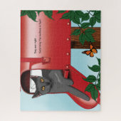Rote Postfach Puzzle (Vertikal)
