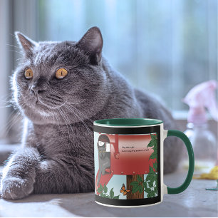 Rote Postfach Tasse