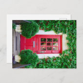 rote Postkarte (Vorne/Hinten)