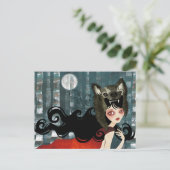 Rote Postkarte (Stehend Vorderseite)