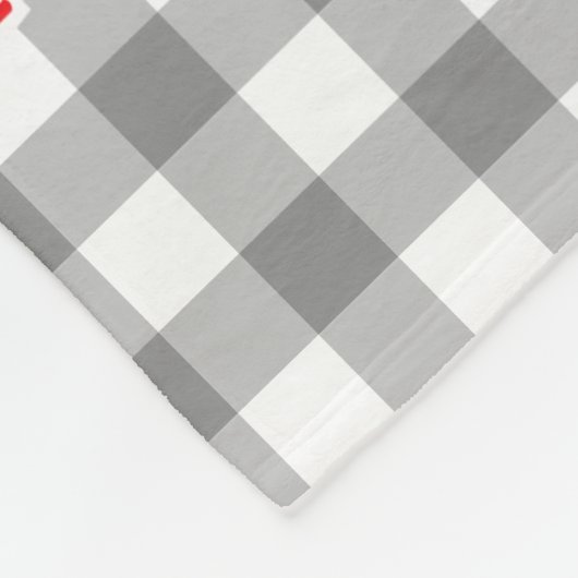 Rote Puffdampf-Zug-Peitsche Grafik Fleecedecke (Ecke)