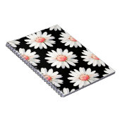 Rote Punkt-Margerite Notizblock (Rechte Seite)