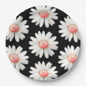 Rote Punkt-Margerite Pappteller (Vorderseite)