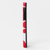 Rote Pünktchen Case-Mate iPhone Hülle (Hinten/Links)