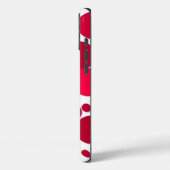 rote pünktchen Case-Mate iPhone hülle (Rückseite / Links)