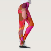 rote Punkte-Confetti-Leggings Leggings (Rechts)