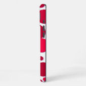 rote Punkte iPhone Hülle (Linke Seite)