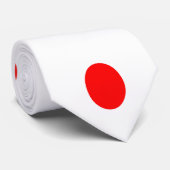 Rote Punkte Krawatte (Gerollt)