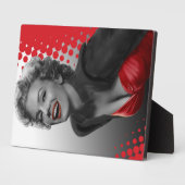 Rote Punkte Marilyn Fotoplatte (Seite)