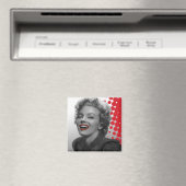 Rote Punkte Marilyn Magnet (In Situ (Geschirrspüler))