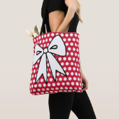 Rote Punkte-Schleifen-Tasche Tasche (Von Nahem)