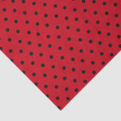 Rote Punkte Seidenpapier (Detail)