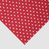Rote Punkte Seidenpapier (Detail)