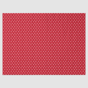 Rote Punkte Seidenpapier