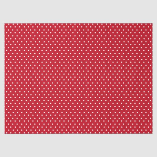 Rote Punkte Seidenpapier (Vorderseite)