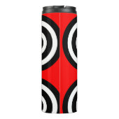 Rote Punkte Thermosbecher (Rückseite)